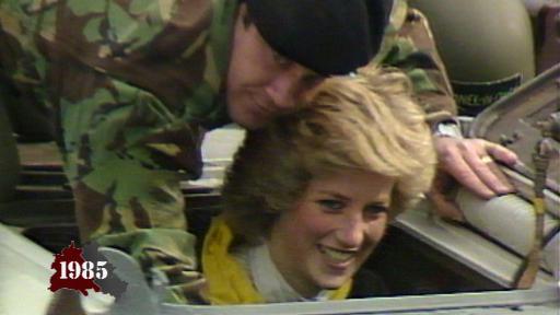 Princess Diana visits Berlin